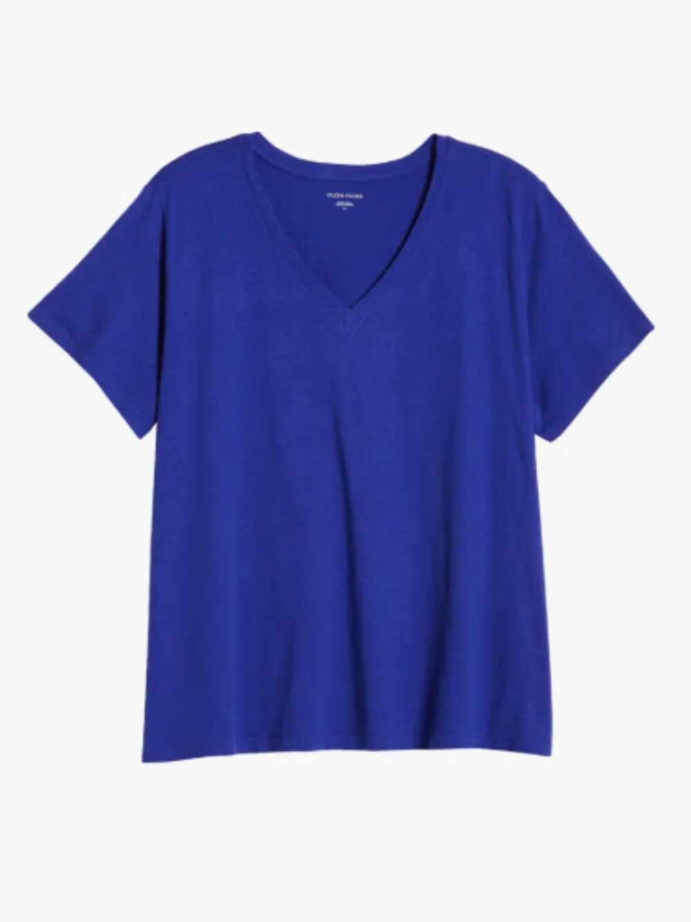 Eileen Fisher V-Neck Organic Cotton T-Shirt Size Small